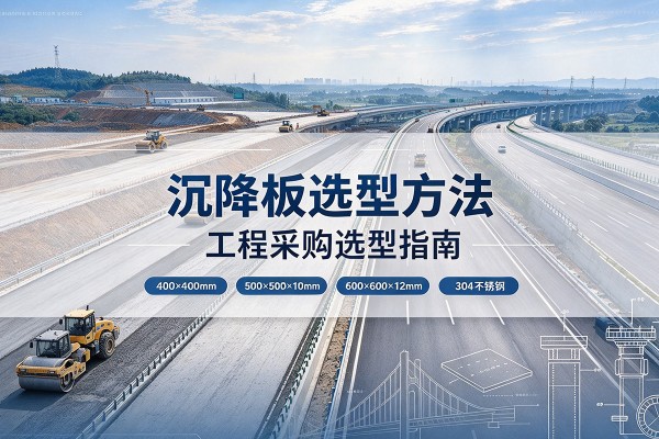 镇远沉降板选择方法