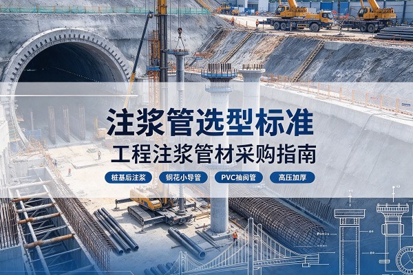 镇远注浆管选型标准