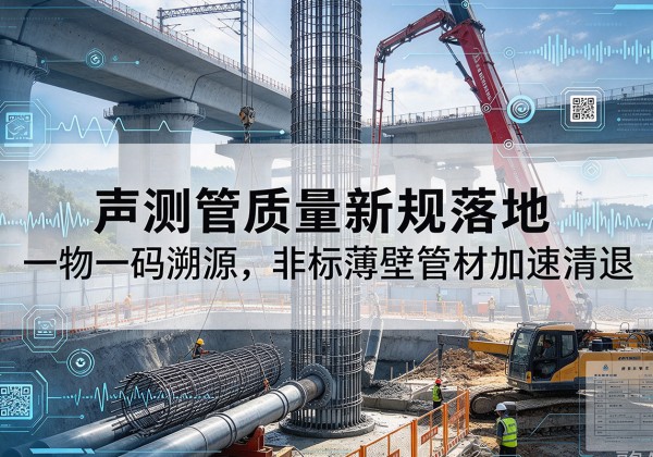 镇远声测管质量新规落地，一物一码溯源，非标薄壁管材加速清退