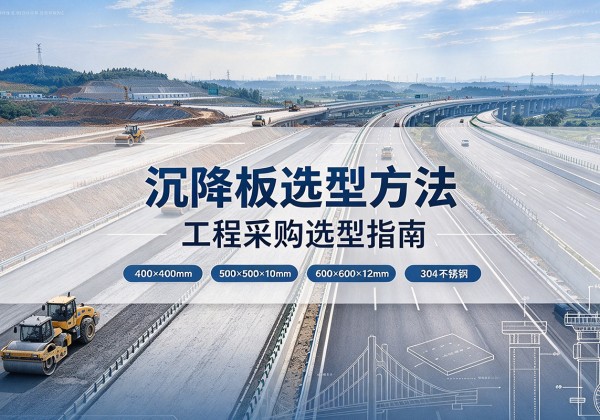 镇远沉降板选择方法